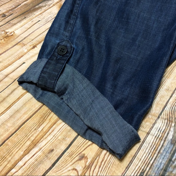 NWT Lands End Chambray Market Pants - Picture 3 of 8